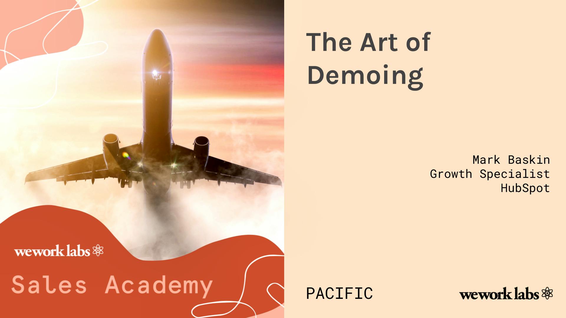 Sales Academy (Pacific): The Art of Demoing