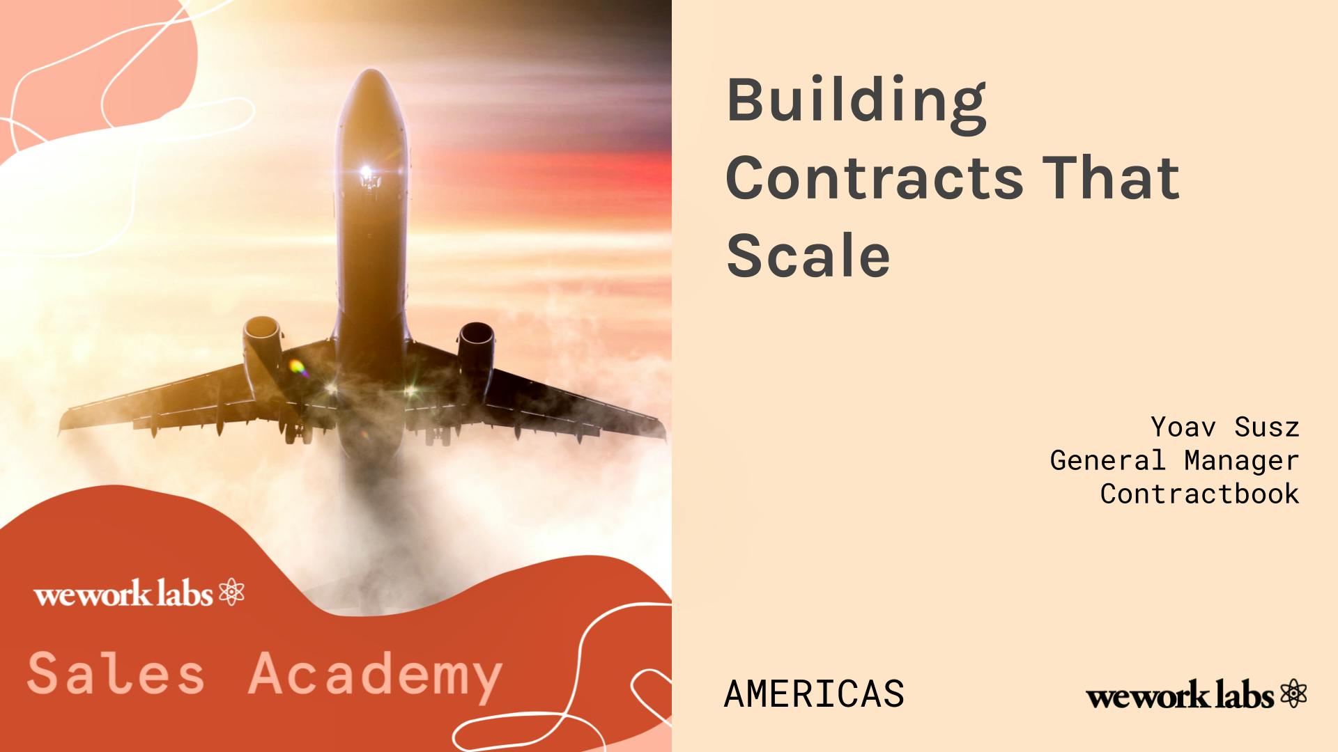 Sales Academy (Americas): How to Build, Structure, and Organize Contracts That Scale