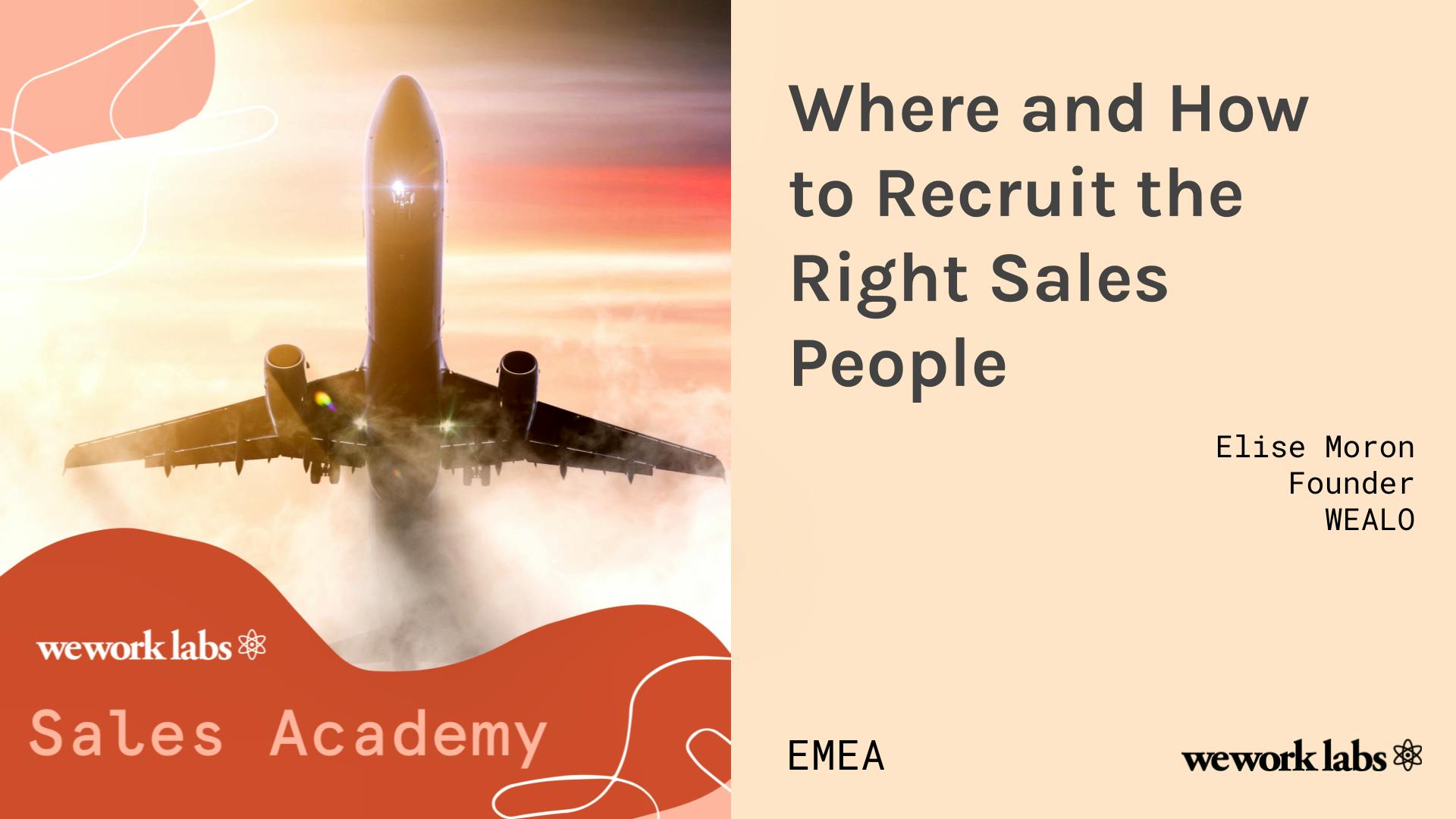 Sales Academy (EMEA): Where and How to Recruit the Right Sales People
